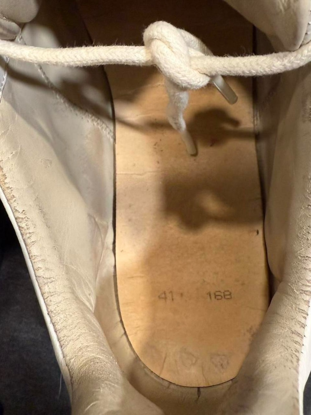 Maison Margiela Future White Low Top Leather Sneakers 41 - Picture 8 of 8